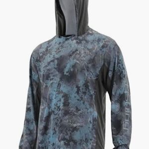 HUK long sleeve Icon Camo hoodie